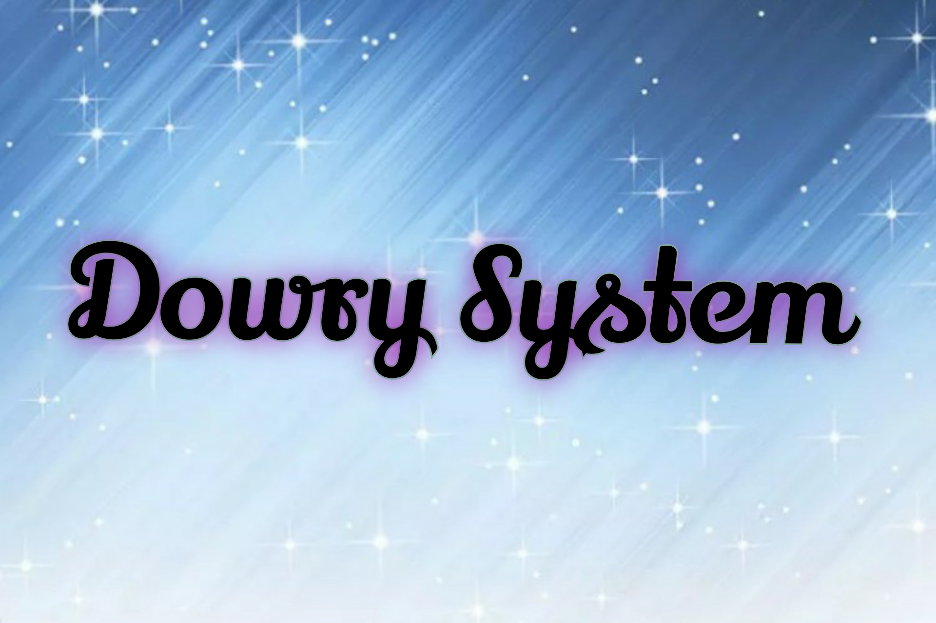 Dowry System Paragraph 1