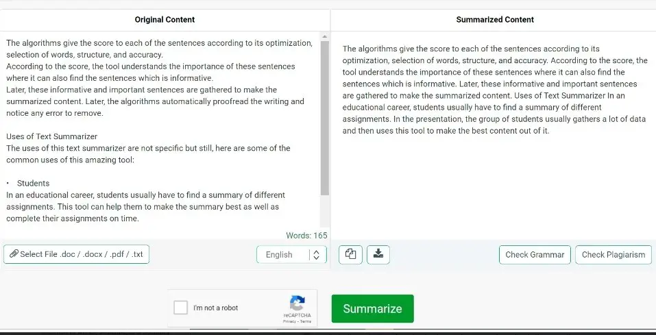 3 Best summarizers for students to write essay’s summary 1